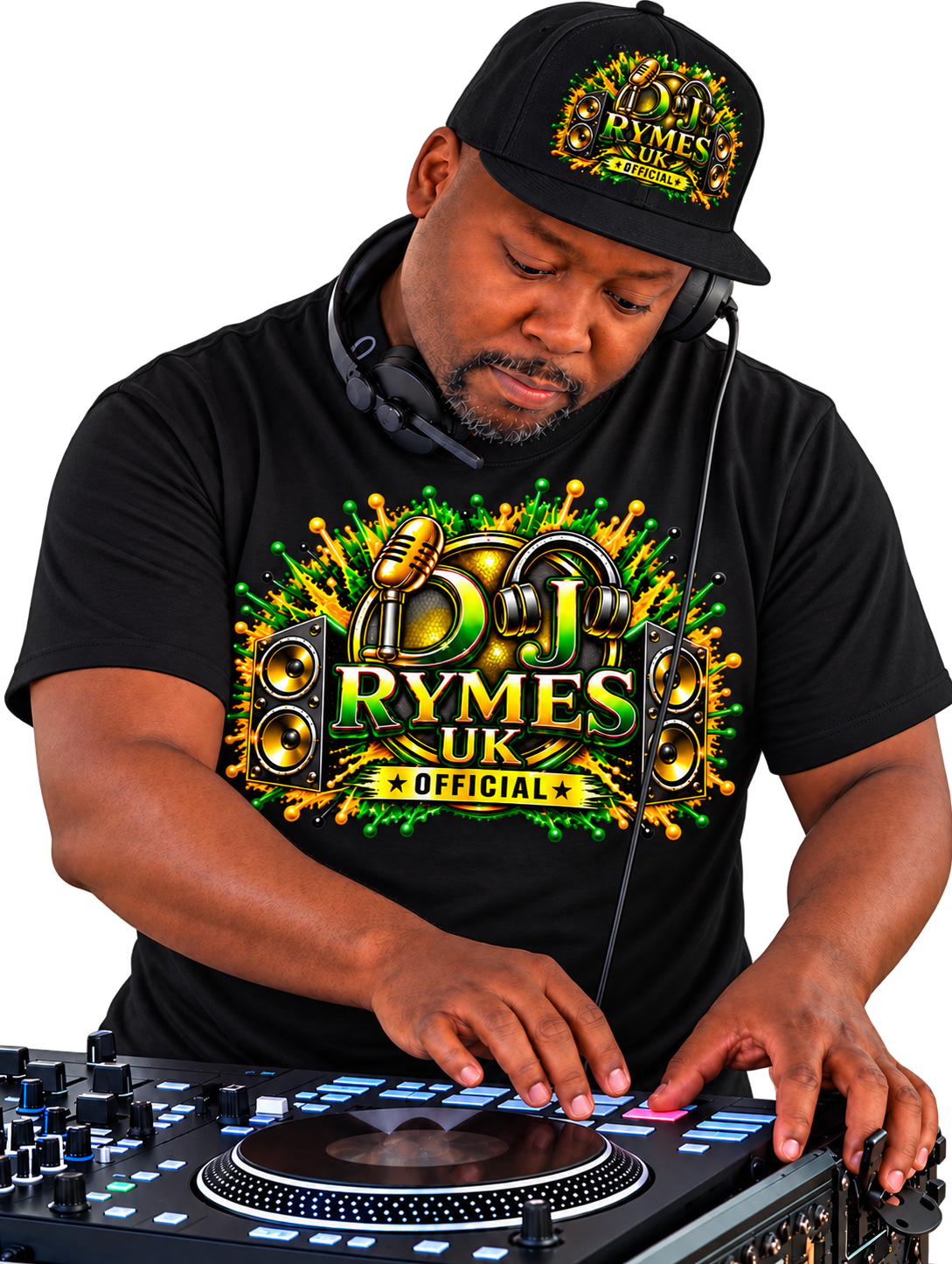 DJ Rymes UK at the decks