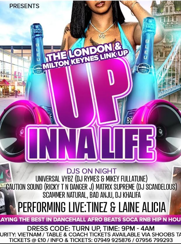 DJ Rymes UK past event flyer